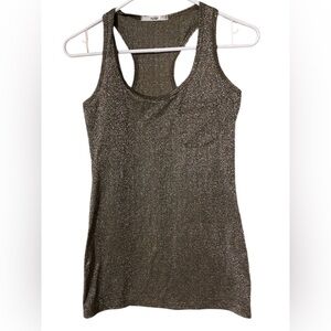 Papaya Metallic Sleeveless Top Women’s Small Tank Top Long Pocketwhimsigoth USA